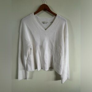 Vince Women's V-Neck Sweater‎ - Cream